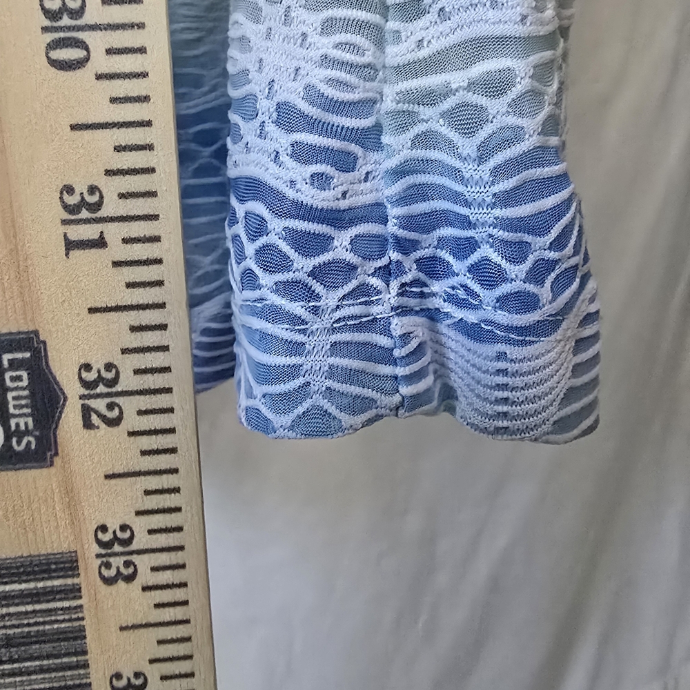 J Valdi Swimsuit Tropical Boho Cover Up Sheer Dress Like New Small - Picture 8 of 8